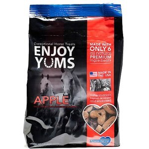Enjoy Yums All-Natural Apple Horse Treats, 1-lb bag