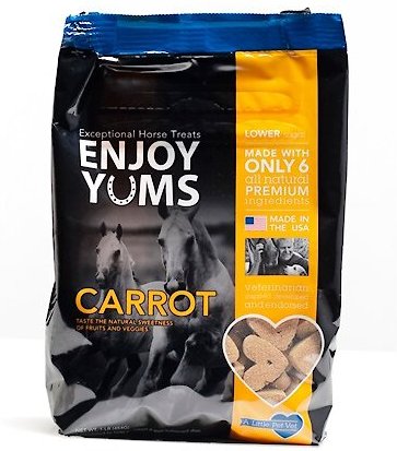 Enjoy Yums All-Natural Carrot Horse Treats, 1-lb bag slide 1 of 1