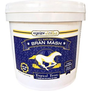 Equine Edibles Therapeutic Bran Mash Tropical Twist Banana Horse Treats, 7.5-lb tub