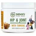 Nature's Pure Edge Hip & Joint & Tumeric Dog & Cat Supplement, 6-oz jar