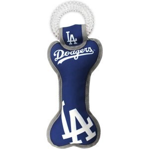 Pets First MLB Dental Tug Dog Toy, Los Angeles Dodgers
