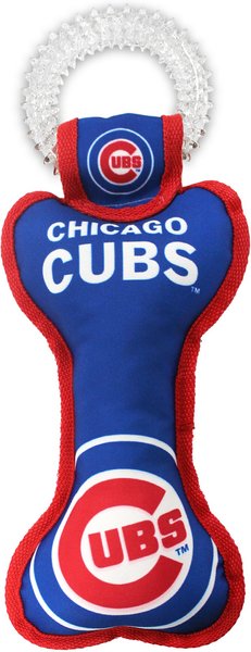 Pets First MLB Dental Tug Dog Toy, Chicago Cubs slide 1 of 1
