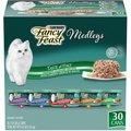 Fancy Feast Medleys Taste of Italy with Garden Greens in Sauce Variety Pack Canned Cat Food, 3-oz can, case of 30