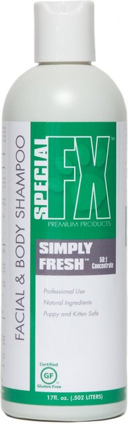 Special FX Simply Fresh Facial & Body Dog & Cat Shampoo, 17-oz bottle slide 1 of 1