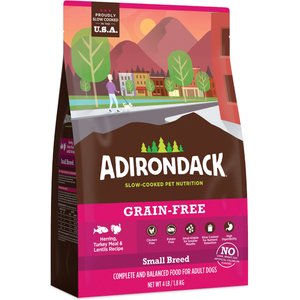 Adirondack Herring Turkey Meal & Lentils Recipe Grain-Free Dry Dog Food, 4-lb bag