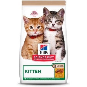 Hill's Science Diet Kitten Chicken & Brown Rice Recipe Dry Cat Food, 6-lb bag