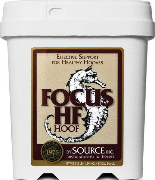 Focus by Source Inc. HF Hoof Health Pellet Horse Supplement, 3.5-lb tub slide 1 of 2