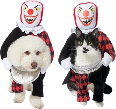 Frisco Front Walking Killer Clown Dog & Cat Costume, slide 1 of 1