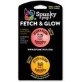 Spunky Pup Fetch & Glow Balls Dog Toy, 2 count