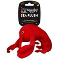 Spunky Pup Sea Plush Lobster Squeaky Plush Dog Toy, Small