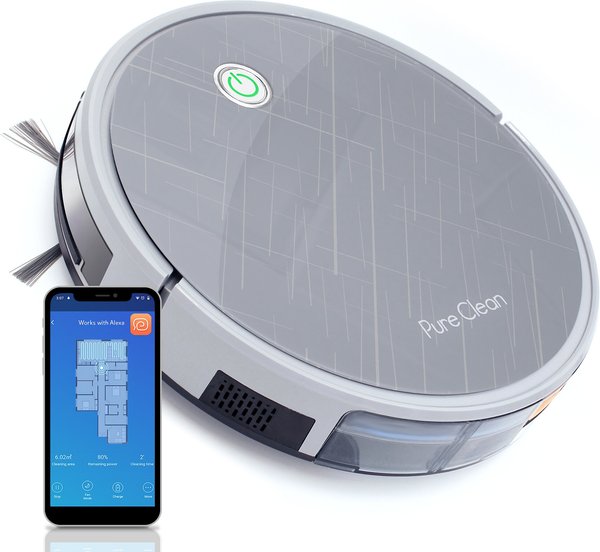 Pure Clean Smart Robot Cleaning Vacuum with Remote Control slide 1 of 9