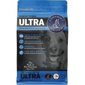 Annamaet Ultra 32% Dry Dog Food, 12-lb bag