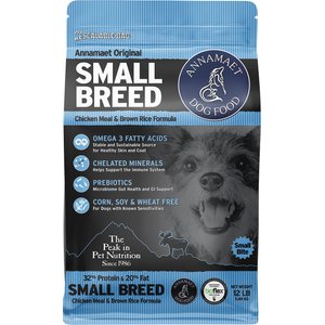 Annamaet Original Small Breed Formula Dry Dog Food, 12-lb bag