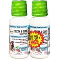 Liquid-Vet Teeth & Gums Support Chicken Flavor Dog Supplement, 8-oz bottle, 2 count
