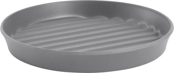 Frisco Round Cat Dish, Gray slide 1 of 7