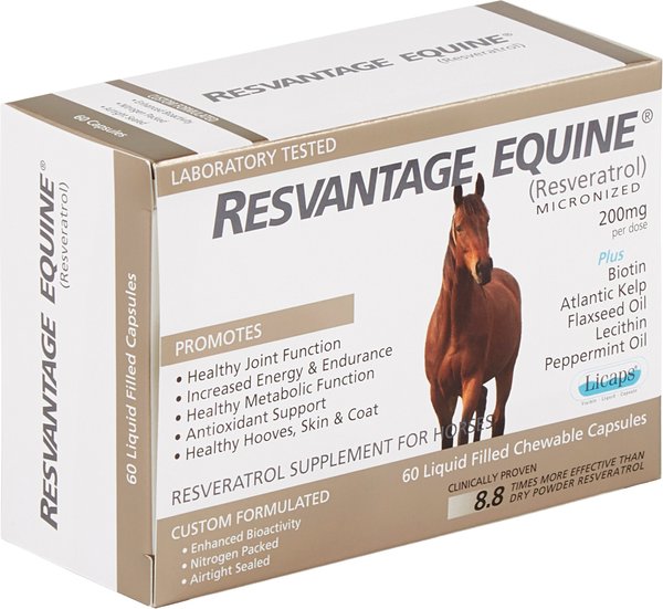 Resvantage Equine Daily Maintenance Comprehensive Capsule Horse Supplement, 60 count slide 1 of 3