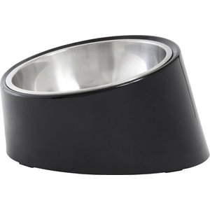 Frisco Slanted Stainless Steel Bowl, Black, 2.5 Cups