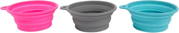 Frisco Silicone Collapsible Travel Bowl Set, 3 count, 1.5 Cups slide 1 of 6