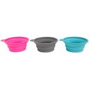 Frisco Silicone Collapsible Travel Bowl Set, 3 count, 1.5 Cups