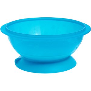 Frisco Plastic Suction Bowl, Blue, 3 Cups