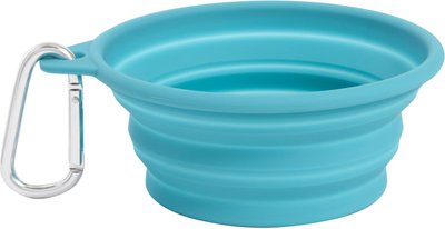Frisco Silicone Collapsible Travel Bowl with Carabiner, 1.5 Cups, slide 1 of 1