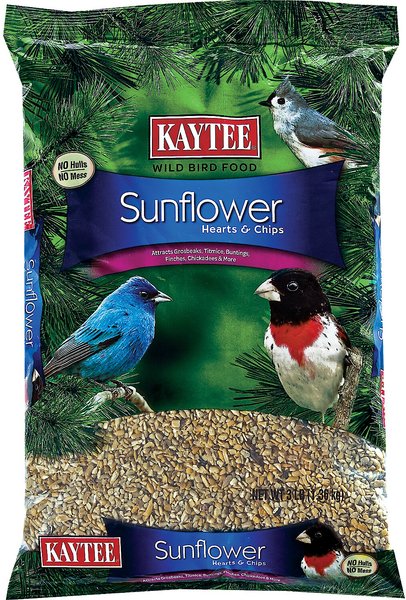 Kaytee Sunflower Hearts & Chips Wild Bird Food, 3-lb bag slide 1 of 1