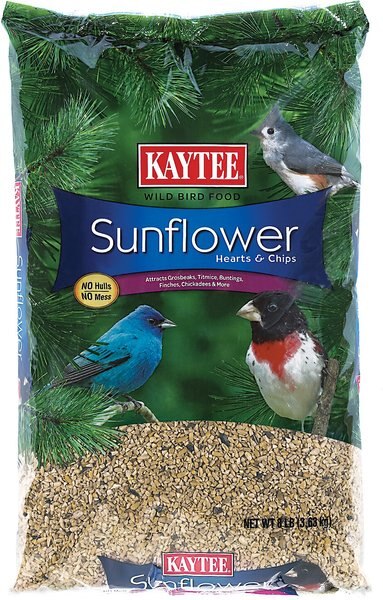 Kaytee Sunflower Hearts & Chips Wild Bird Food, 8-lb bag slide 1 of 1