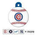 Quick-Tag MLB Circle Personalized Dog & Cat ID Tag, Large, Chicago Cubs