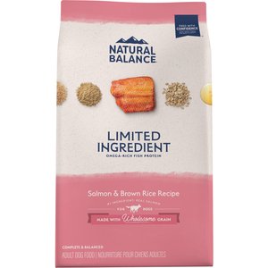 Natural Balance Limited Ingredient Salmon & Brown Rice Recipe Dry Dog Food, 4-lb bag
