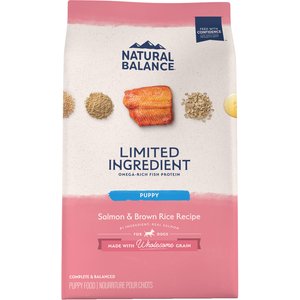 Natural Balance Limited Ingredient Salmon & Brown Rice Puppy Recipe Dry Dog Food, 24-lb bag