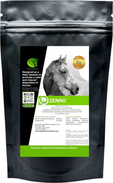 Equinutrix Zenrg Calming Powder Horse Supplement, 2-lb tub slide 1 of 3