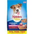 Kibbles 'n Bits Mini Bits Bacon & Steak Flavor Small Breed Dry Dog Food, 4.2-lb bag