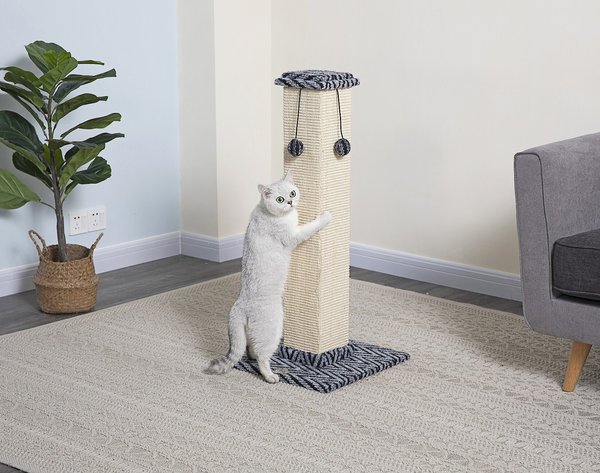 Go Pet Club 35-in Cat Scratching Post, Gray slide 1 of 3