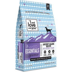 I and Love and You Naked Essentials Ancient Grain Chicken and Turkey Recipe Dry Dog Food, 23-lb bag