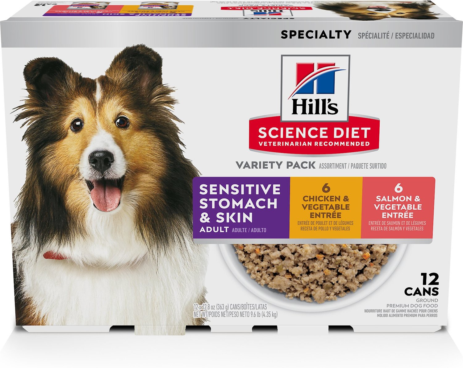 HILL'S SCIENCE DIET Sensitive Stomach & Skin Variety Pack