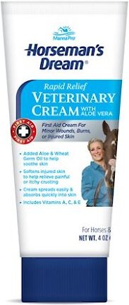 Manna Pro Aloe Vera Veterinary Skin Care Horse Cream, 4-oz bottle slide 1 of 2