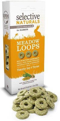 Science Selective Naturals Meadow Loops Rabbit Treats, 2.8-oz bag, case of 4, slide 1 of 1