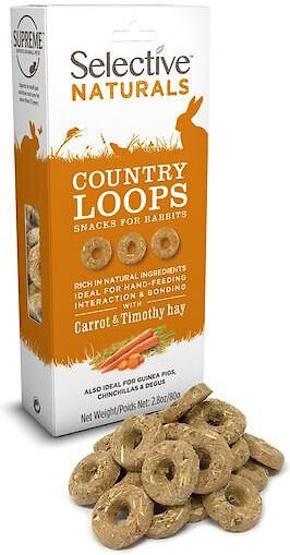 Science Selective Naturals Country Loops Rabbit Treats, 2.8-oz bag, case of 4 slide 1 of 2