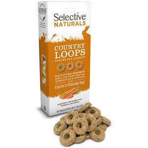 Science Selective Naturals Country Loops Rabbit Treats, 2.8-oz bag, case of 4