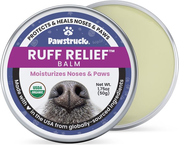 Pawstruck Ruff Relief Nose & Paw Dog Balm, 1.75-oz jar slide 1 of 8