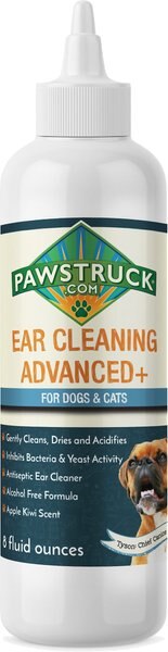 Pawstruck Ear Cleaning Advanced+ Dog & Cat Ear Cleaner, 8-oz bottle slide 1 of 3