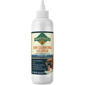 Pawstruck Ear Cleansing Dog & Cat Solution, 8-oz bottle