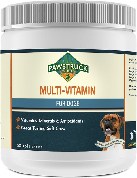 Pawstruck Multi-Vitamin Dog Supplement, 60 count slide 1 of 3
