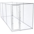 Lucky Dog Chain Link Dog Kennel, 6 x 5 x 15 ft