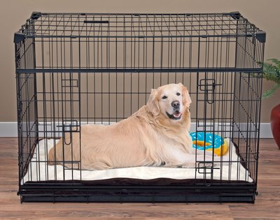 Lucky Dog Sliding Double Door Wire Dog Crate, slide 1 of 1