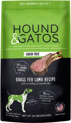 Hound & Gatos Grain-Free Lamb Recipe Dry Dog Food, slide 1 of 1