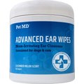 Pet MD Advanced Dog & Cat Ear Cleaner Wipes, 100 count