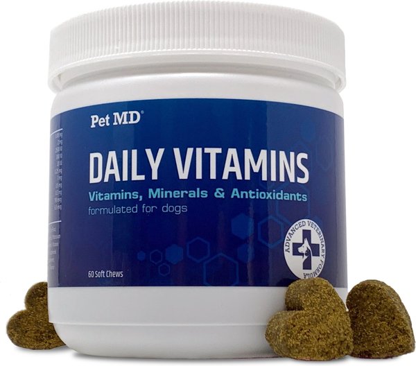 Pet MD Multivitamin Immune Booster Dog Supplement, 60 count slide 1 of 7