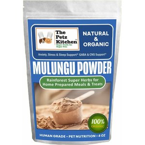 The Petz Kitchen Mulungu Powder Dog & Cat Supplement, 4-oz bag
