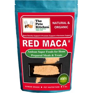 The Petz Kitchen Red Maca Powder Dog & Cat Supplement, 4-oz bag